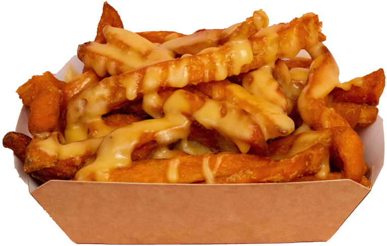 Cheesy fries patate douce